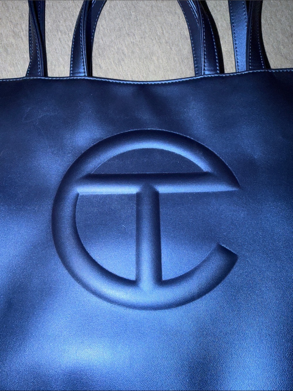 TELFAR- Medium Size Cobalt Blue bag - Picture 2 of 10